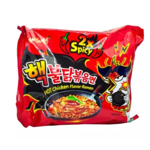 Локшина рамен 2xspicy samyang з куркою, дуже гостра, 140 г