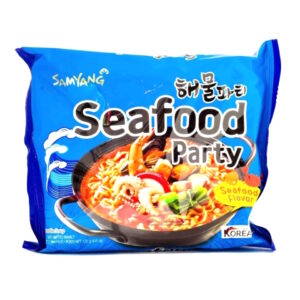 Суп рамен з морепродуктами seafood party samyang, гострий, 125 г