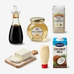 Соус, оцет, сир, майонез, молоко